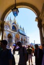 Archway of Piazza San Marco Venice Italy Royalty Free Stock Photo