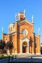 Arcitecture of catholic church Parrocchia di San Lorenzo in Arcade