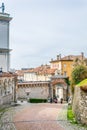 Arco Bollani marking an entrance to the castle of Udine, Italy....IMAGE