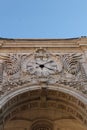 Arco da Rua Augusta in PraÃÂ§a do Comercio in Lisbon Royalty Free Stock Photo