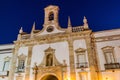 Arco da Vila, archway leading to the old town in Faro, Portug Royalty Free Stock Photo