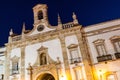 Arco da Vila, archway leading to the old town in Faro, Portug Royalty Free Stock Photo