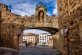 Arco de la Estrella, Arch of the Star at the Main square of Caceres, Spain