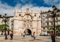 Arco de Santa Maria in Burgos, Spain, is to one of the 12 medieval gates to the city centre during the Middle Ages