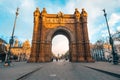 Arco de Triunfo de Barcelona spain.