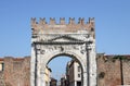 Arco di Augusto stone gate Rimini Royalty Free Stock Photo