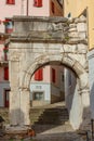 Arco di Riccardo in Italian town Trieste Royalty Free Stock Photo