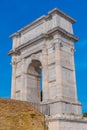 Arco di Traiano in Italian port Ancona Royalty Free Stock Photo