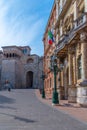 Arco Etrusco in the old town of Perugia in Italy Royalty Free Stock Photo