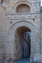 Arco Etrusco in the old town of Perugia in Italy Royalty Free Stock Photo