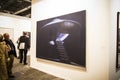 ARCOmadrid contemporary art fair begins its 33rd edition. Madri Royalty Free Stock Photo