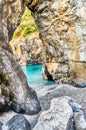 Arcomagno beach, Coast of the Cedars, Tyrrhenian Sea, Italy