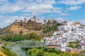 Arcos de la Frontera, one of famous pueblos blancos, in Spain Royalty Free Stock Photo