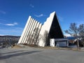 The arctic cathedral, Norway. Royalty Free Stock Photo