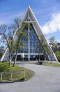 The Arctic Cathedral in Tromso, Norway Royalty Free Stock Photo