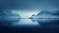 Magical Wonderland: Arctic Circle At Blue Hour