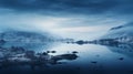 Magical Wonderland: Arctic Circle At Blue Hour