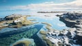 Arctic Coastal Scenes: A Clear Watery Landscape In Zeiss Batis 18mm F28