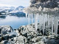 Arctic glacier landscape - Spitsbergen Royalty Free Stock Photo