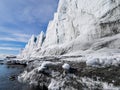 Arctic glacier landscape - Spitsbergen Royalty Free Stock Photo