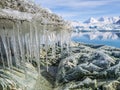 Arctic glacier landscape - Spitsbergen Royalty Free Stock Photo