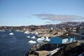 Arctic Icebergs Greenland in the arctic sea Royalty Free Stock Photo