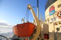 Arctic Icebreaker Sampo during unique cruise in frozen Baltic Sea