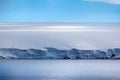 Arctic Islands Glaciers, snowfields, iceberg and rock outcrops Royalty Free Stock Photo