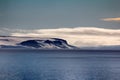 Arctic Islands Glaciers, snowfields and rock outcrops Royalty Free Stock Photo