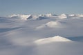 Arctic landscape, glaciers and mountains