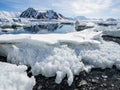 Arctic landscape - glaciers and mountains - Spitsbergen