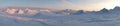 Arctic landscape - mountains and glaciers-PANORAMA