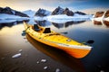 arctic nature boat for water sports winter kayaking in antarctica