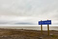 Arctic Ocean Beaufort Sea Tuktoyaktuk NWT Canada Royalty Free Stock Photo