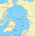 Arctic Ocean Map