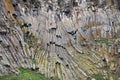 Basaltic rocks formations Royalty Free Stock Photo