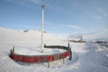 The Arctic Russian city of Barentsburg-Spitsbergen