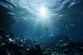 Arctic Serenity: Penguins and Fish in Crystal-Clear Waters