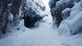 Arctic Snow Cave: A Stunning Icicle Wonderland