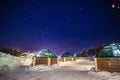 Arctic snow glass igloo hotel