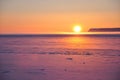 Arctic sunset