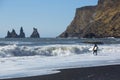 Arctic Surf Iceland Royalty Free Stock Photo