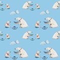 Arctic Tales seamless patterns