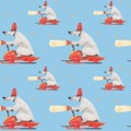 Arctic Tales seamless patterns