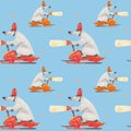 Arctic Tales seamless patterns