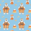 Arctic Tales seamless patterns