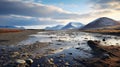 Arctic Wilderness: Lava Formations And Romantic Riverscapes