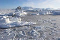 Arctic winter landscape Royalty Free Stock Photo
