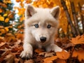 Arctic Wolf Looking at the Camera Royalty Free Stock Photo