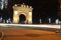 Arcul de Triumf by night in winter